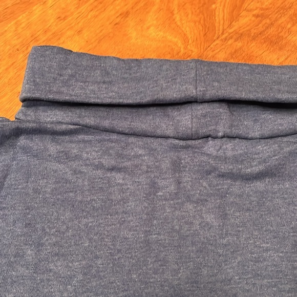 Like new Talbots fleece lined rolled neck blue sweater with gold buttons - Picture 13 of 16